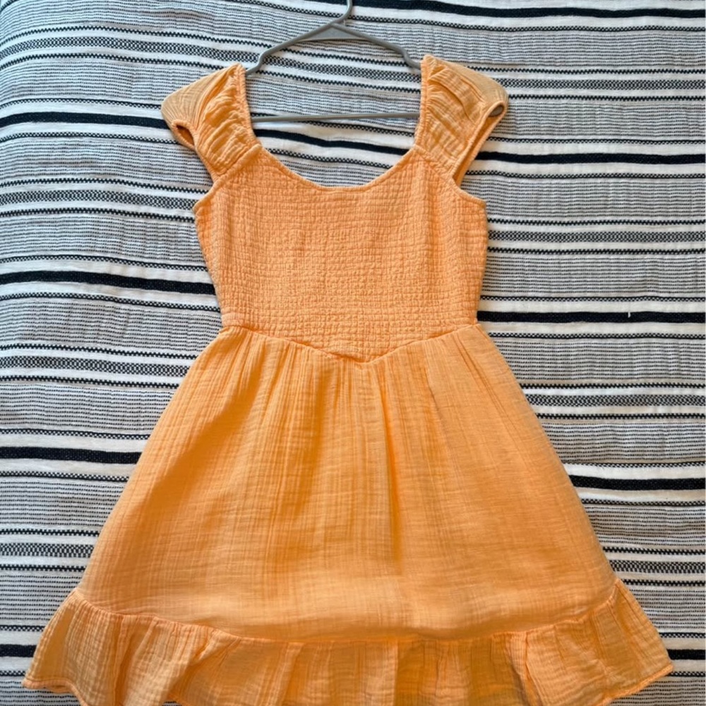 American Eagle Outfitters Orange Casual Dress